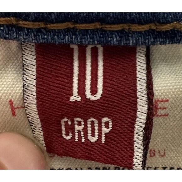 Stetson Women's Light Wash High Rise Flare Crop Denim Jeans - Size 10 (31x26) - Picture 6 of 7